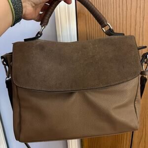 Madison West Tan crossbody bag